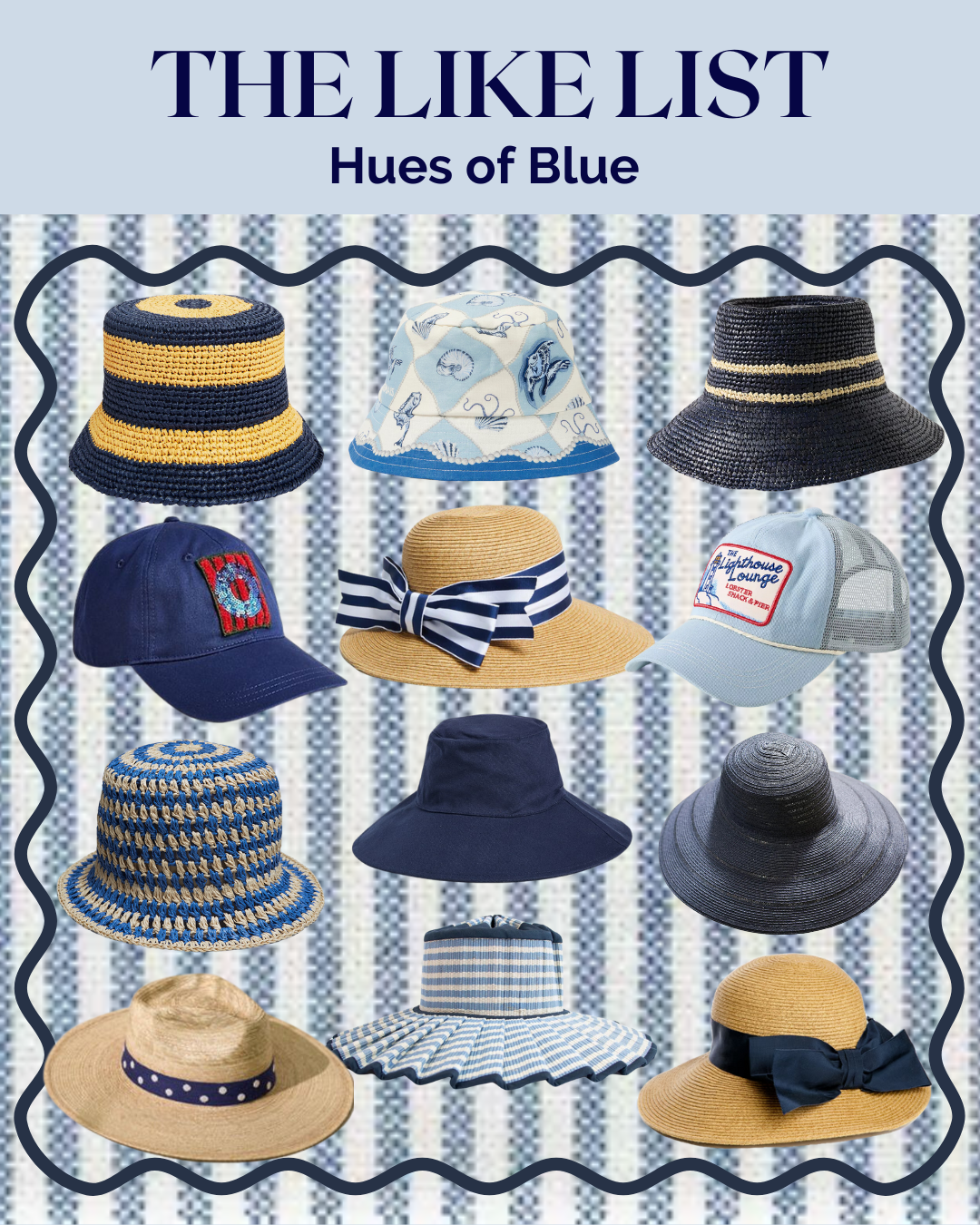 Hues of Blue: Hats