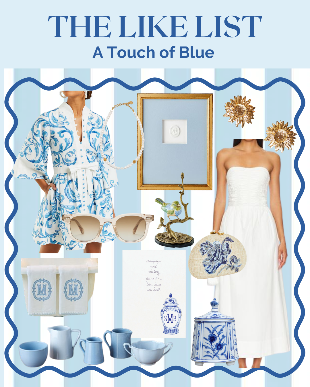 Home and Style Finds in Shades of Blue