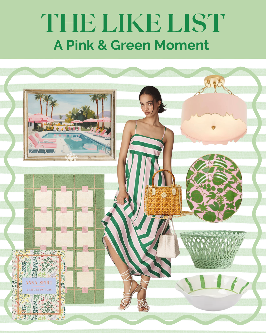 Home & Style: A Pink & Green Moment